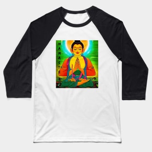 Namasté Meditación Baseball T-Shirt